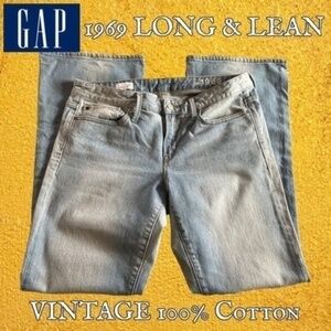 GAP Vintage Long & Lean Mid-Rise Boot Cut-Flare Jeans NWOT/32R